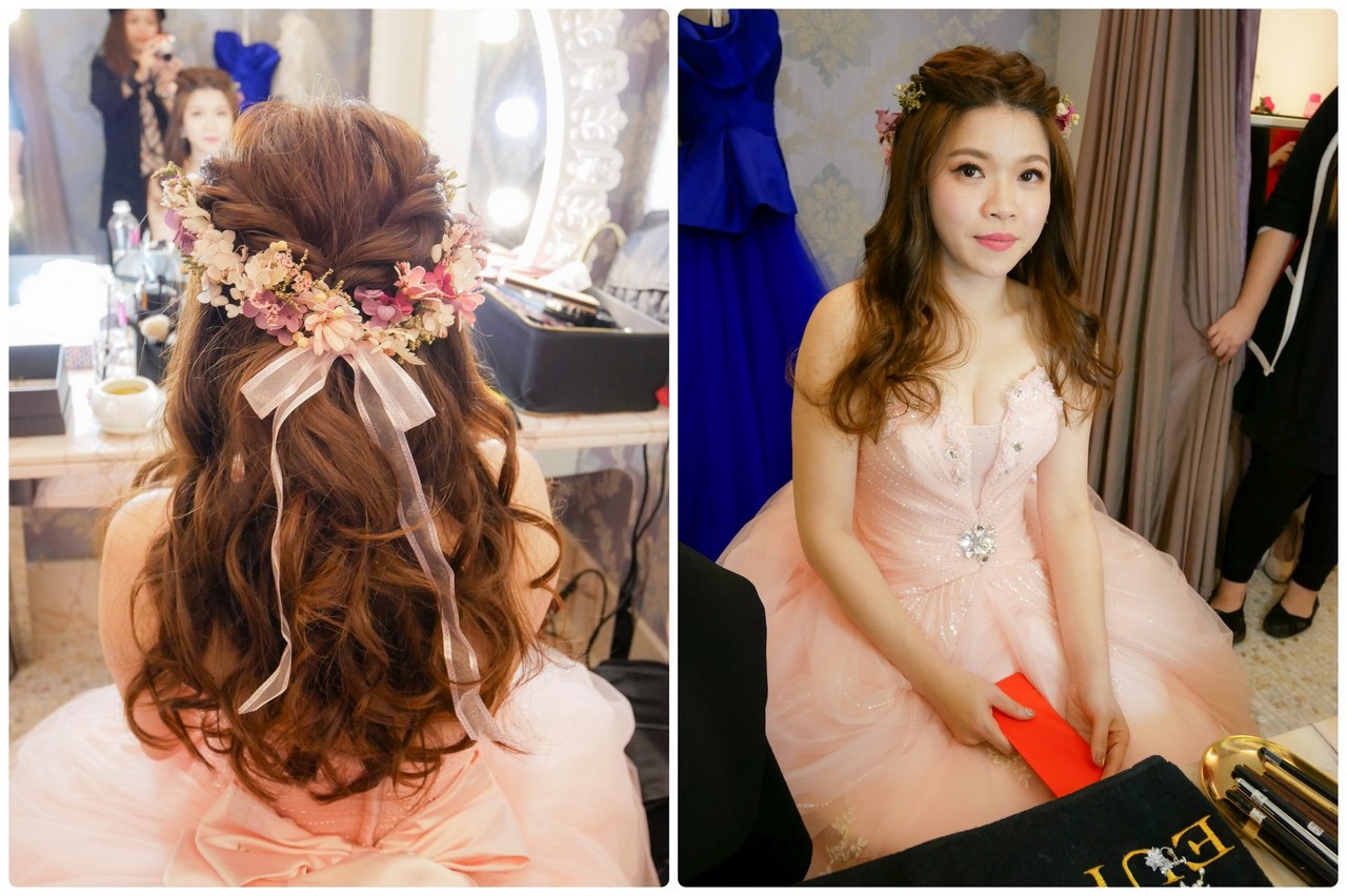婚禮造型髮型紀錄 五股泰山新娘秘書推薦